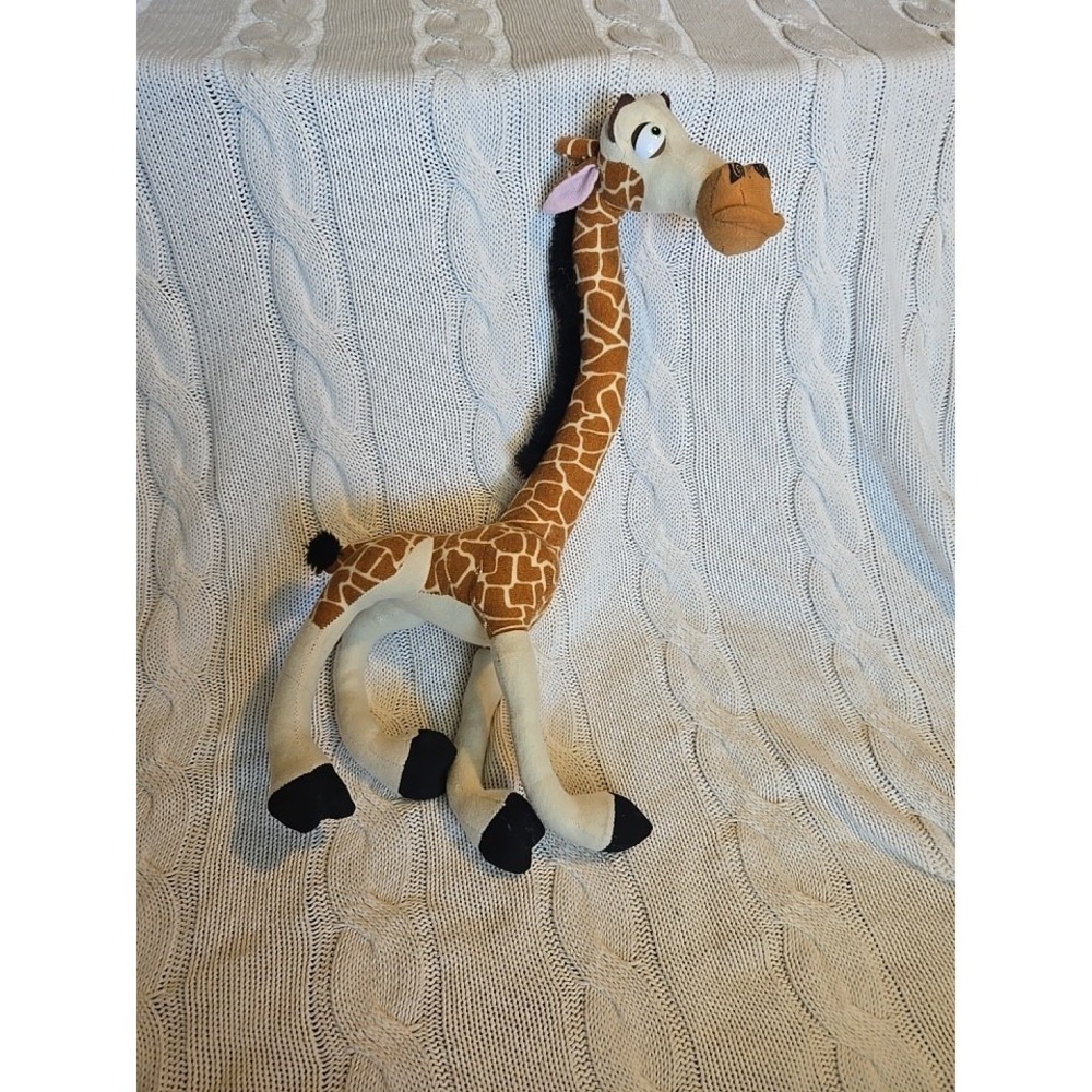 Madagascar Melman Giraffe Plush Nanco 2004 DreamWorks Stuffed Animal 18" - Picture 4 of 13